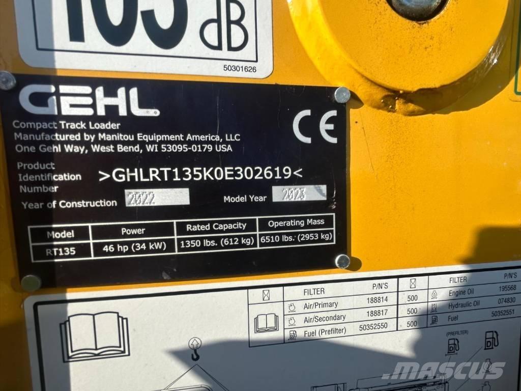 Gehl RT135 Minicarregadeiras