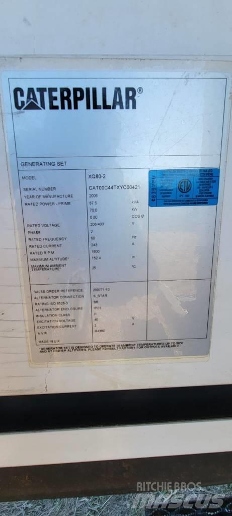 CAT XQ 80 Geradores Diesel