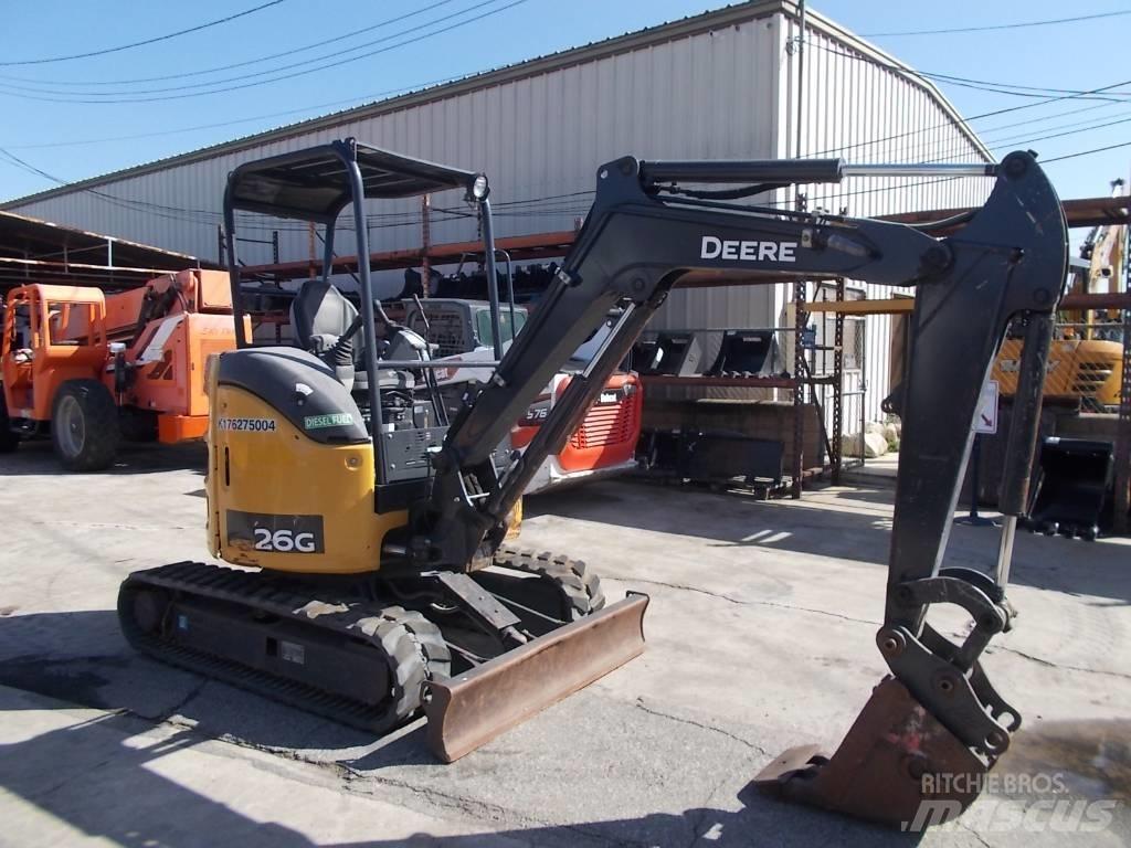 John Deere 26G Miniescavadeiras
