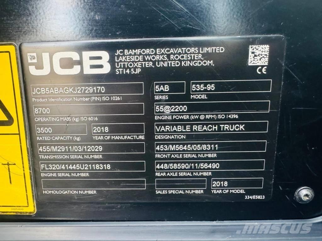 JCB 535-95 Manipulador telescópico