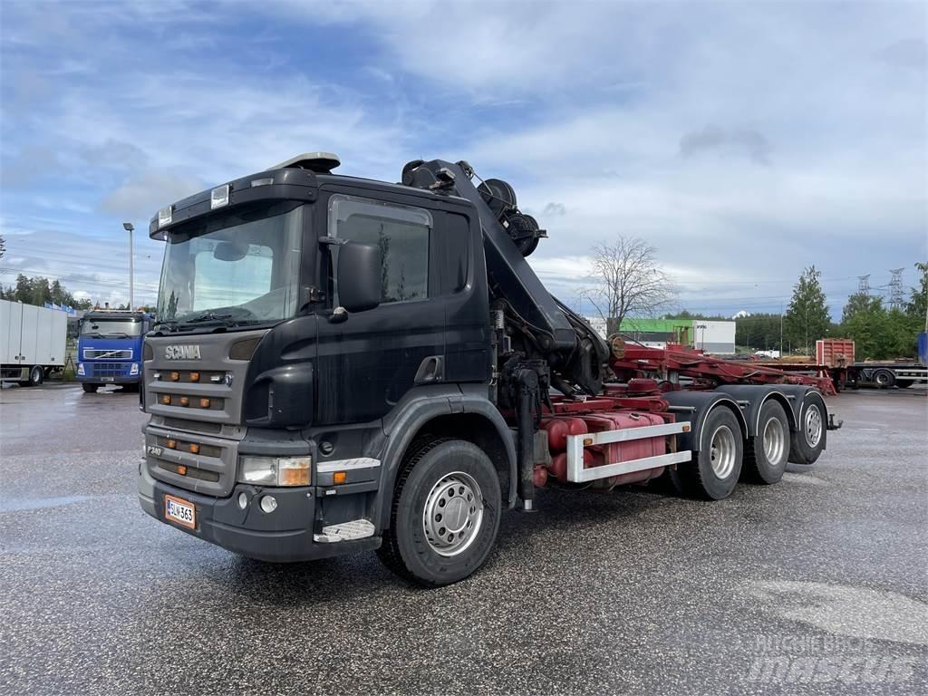 Scania P340 8x4 Camiões grua