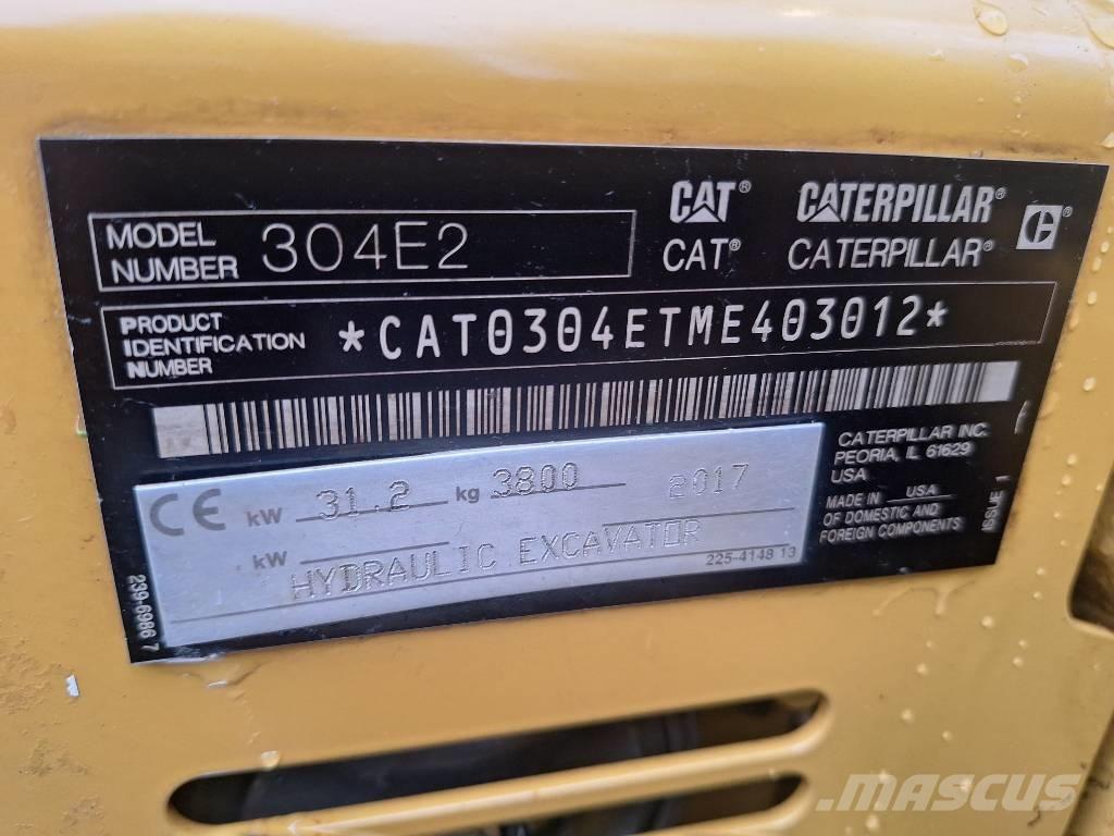 CAT 304 E CR Miniescavadeiras