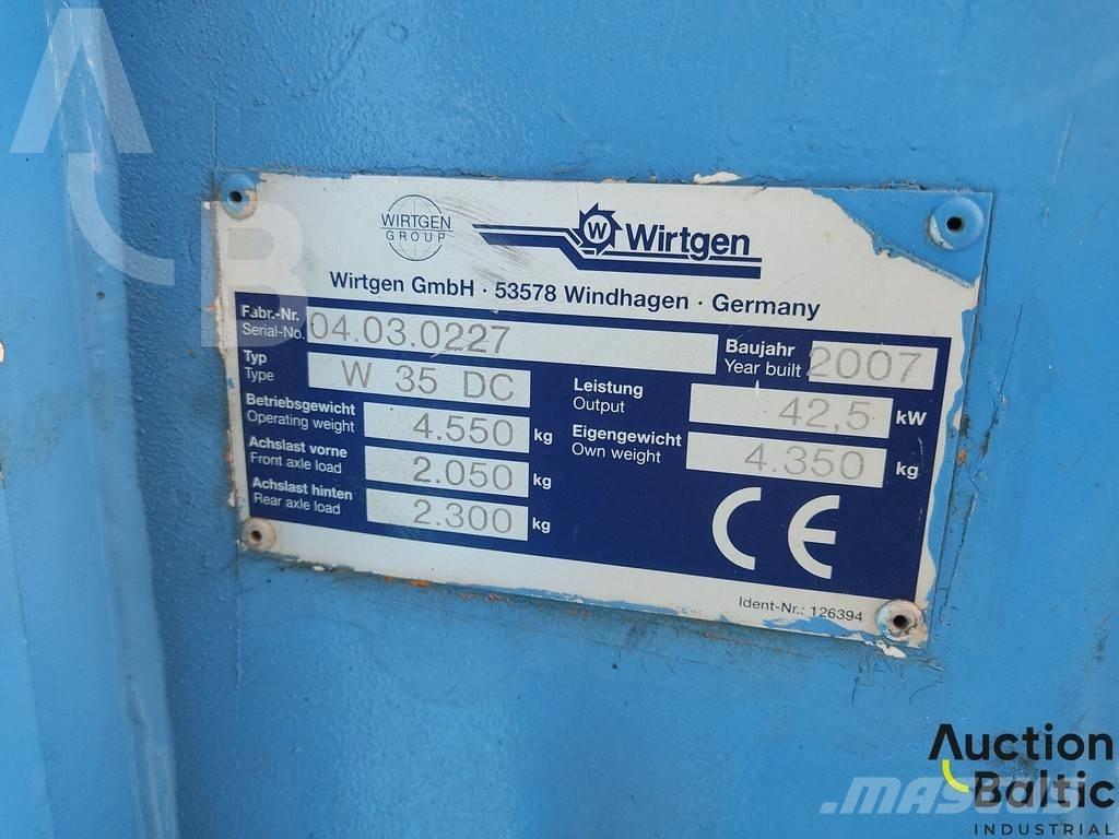 Wirtgen W35DC Moinhos de asfalto a frio