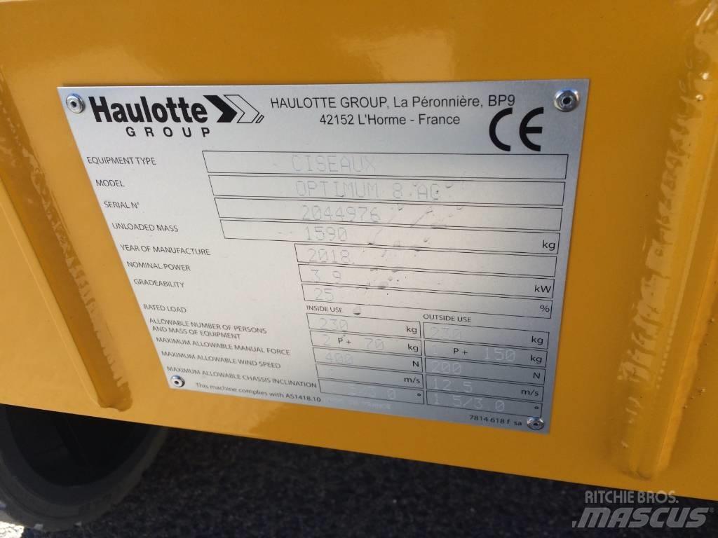 Haulotte Optimum  8 Elevadores de tesoura
