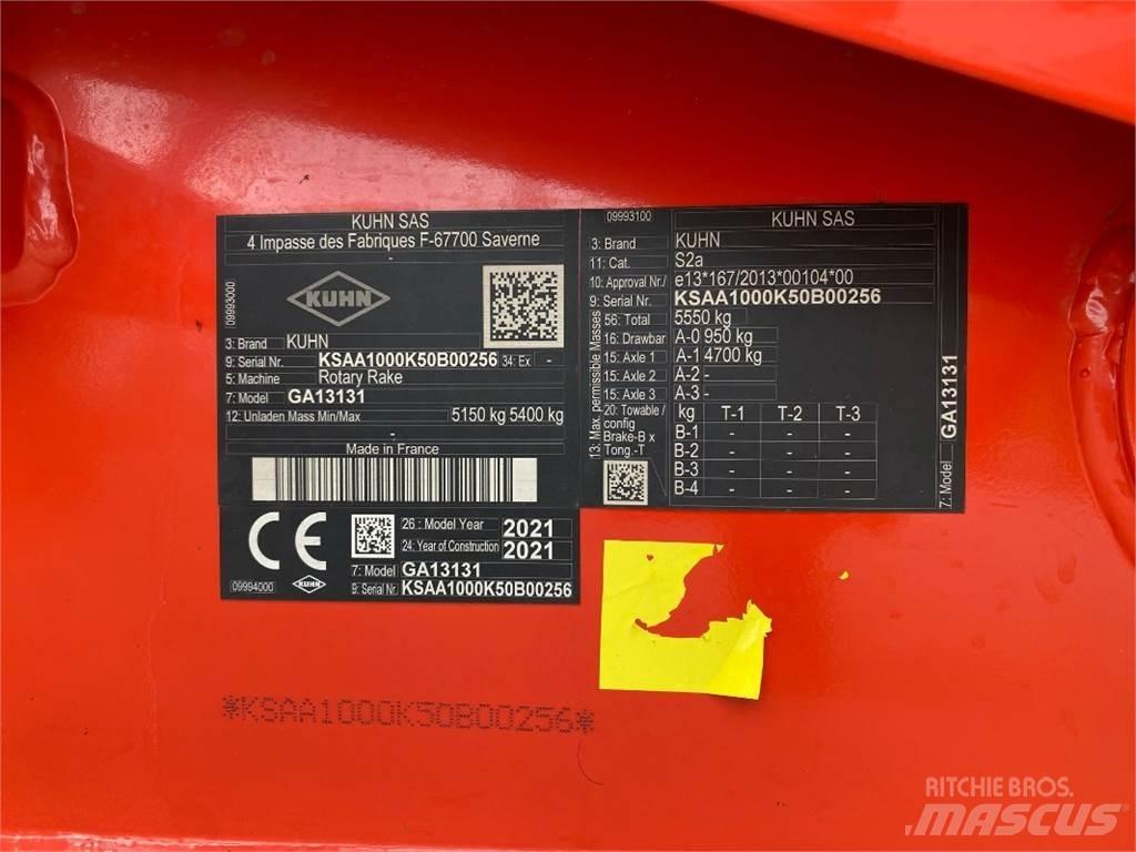 Kuhn GA13131 Encordoadores de Feno