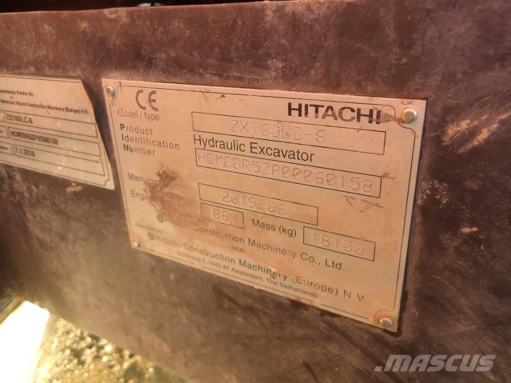 Hitachi ZX 160 LC Escavadeiras de esteiras