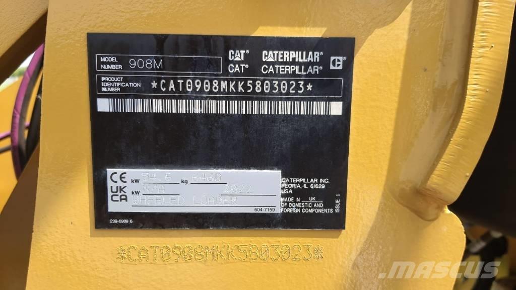 CAT 908M Carregadeiras de rodas