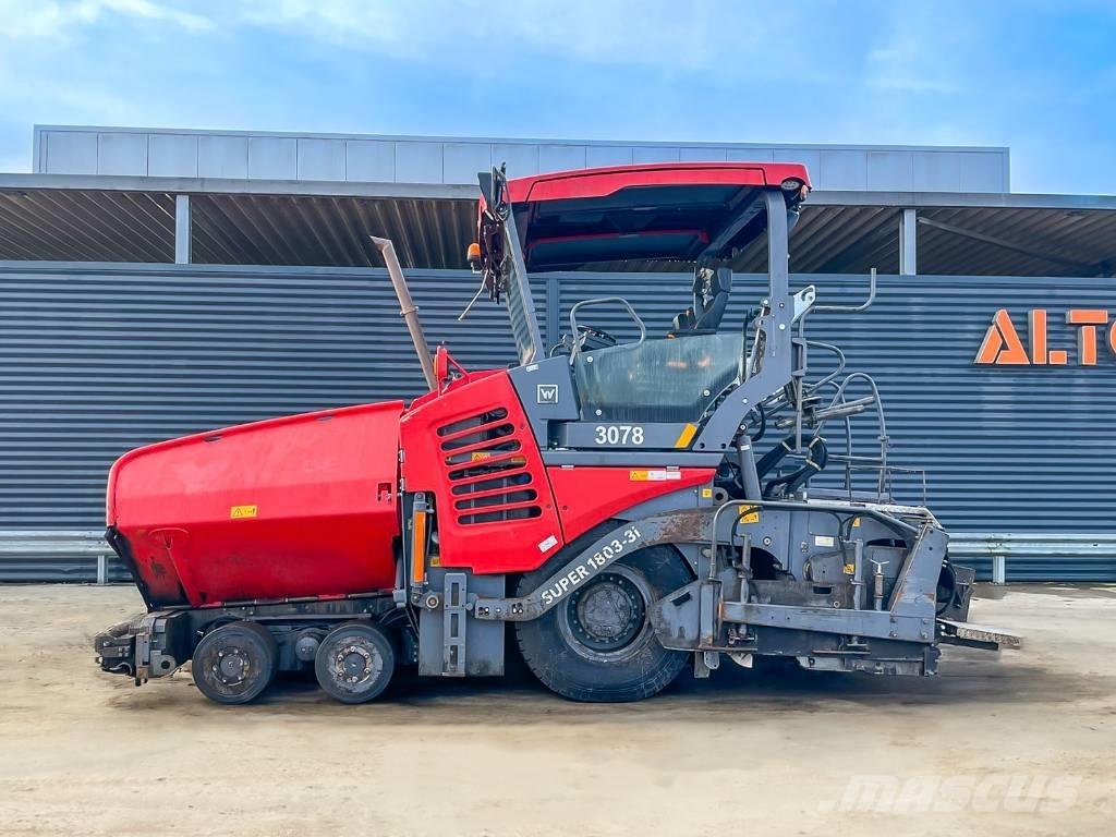 Vögele SUPER 1803-3I Espalhadoras de asfalto