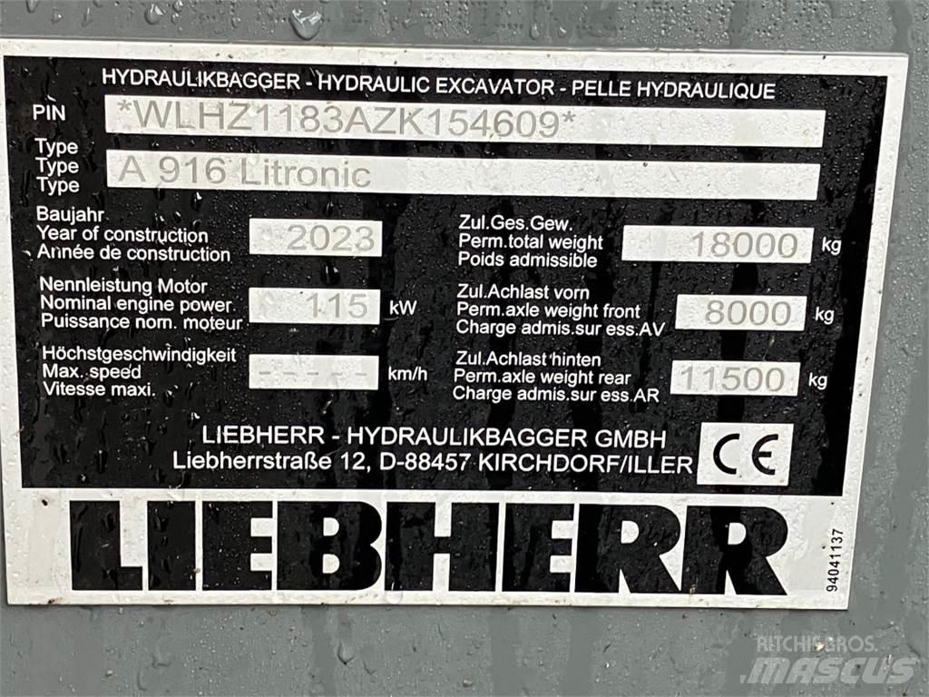 Liebherr A916 Escavadoras de rodas