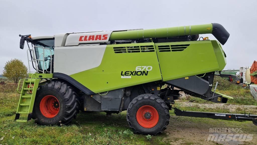 CLAAS Lexion 670 Ceifeiras debulhadoras