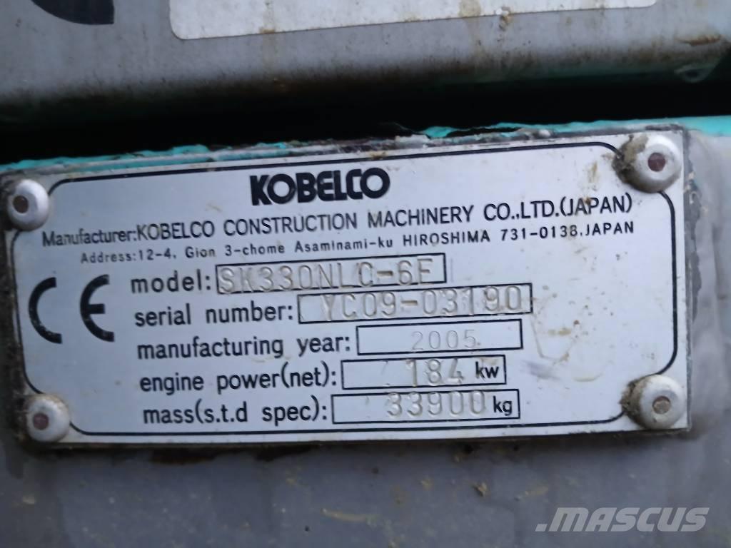 Kobelco SK 330NLC-6E Escavadeiras de esteiras
