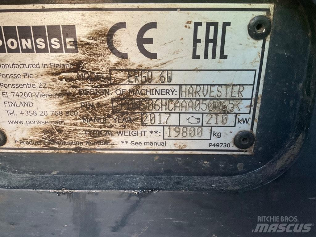 Ponsse ERGO 6W Processadores florestais