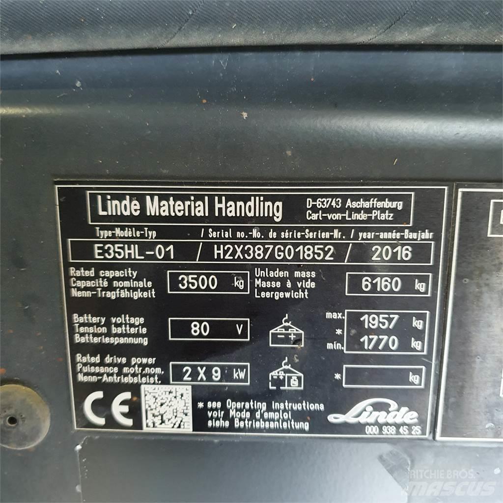 Linde E35HL Empilhadores eléctricos