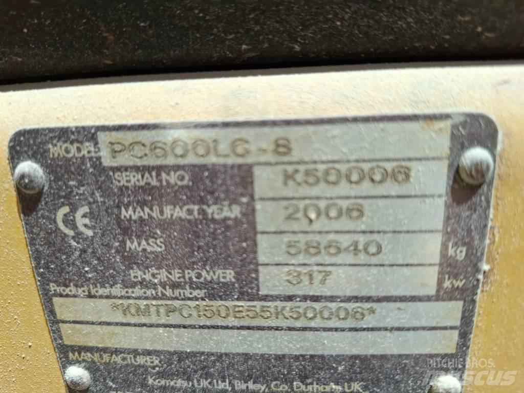 Komatsu PC 600 LC-8 Escavadeiras de esteiras