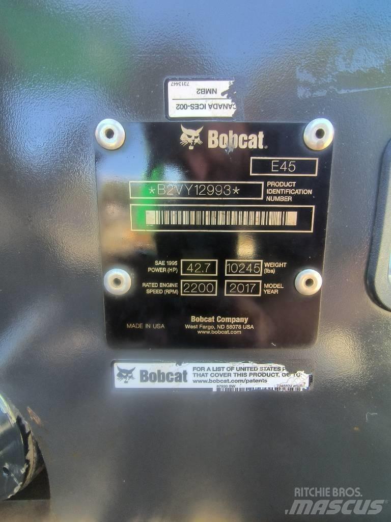 Bobcat E 45 Miniescavadeiras