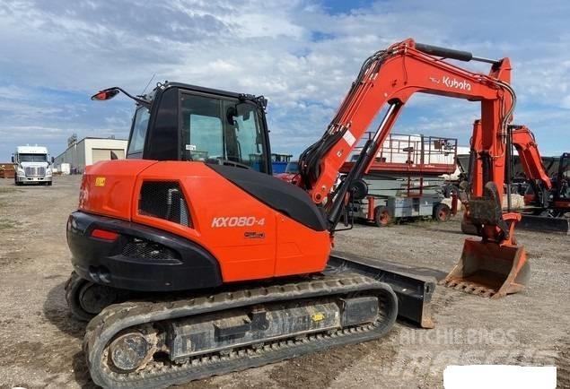 Kubota KX080-4S2 Escavadeiras de esteiras