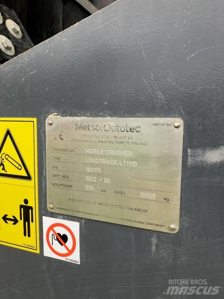 Metso LT 1110 Britadores móveis