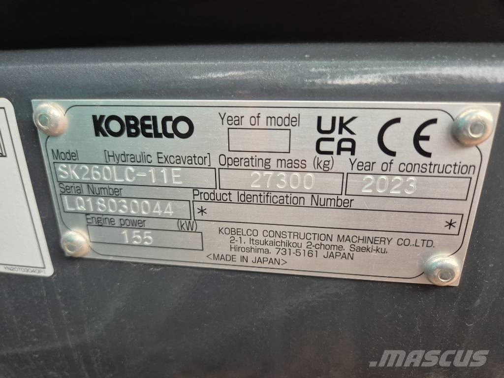 Kobelco SK260LC-11E Escavadeiras de esteiras