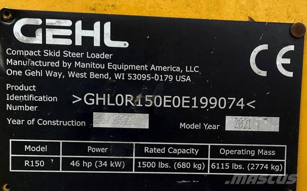 Gehl R150 Mini carregadoras