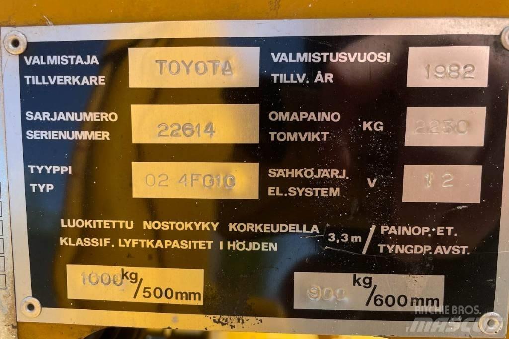 Toyota 02-4FG10 Empilhadores a gás