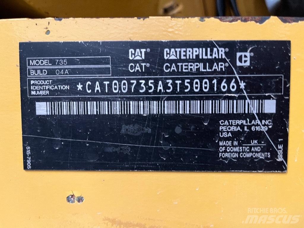 CAT 735 Caminhões articulados