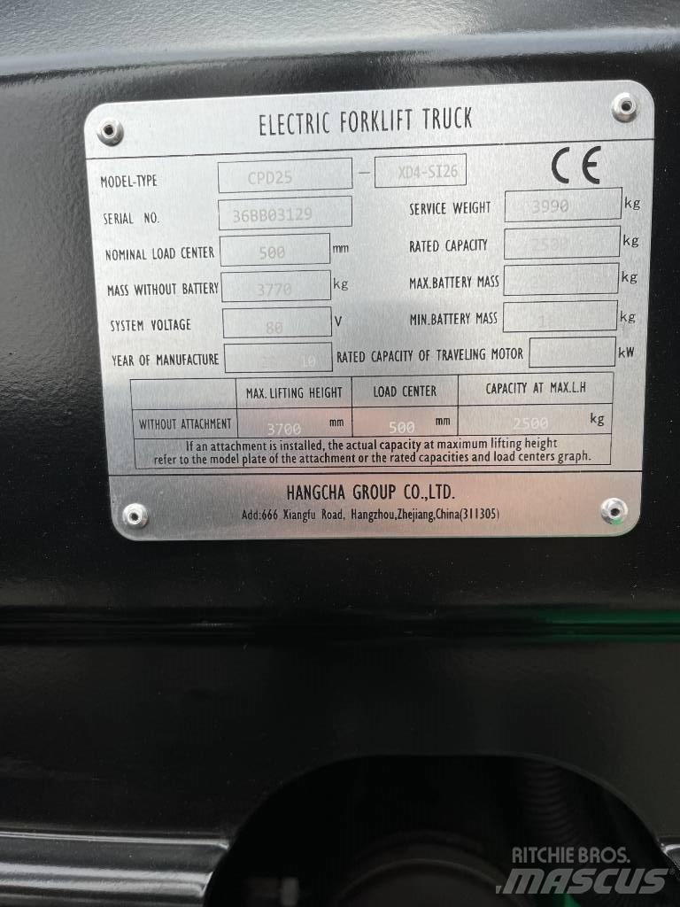 Hangcha CPD 25 Empilhadores eléctricos