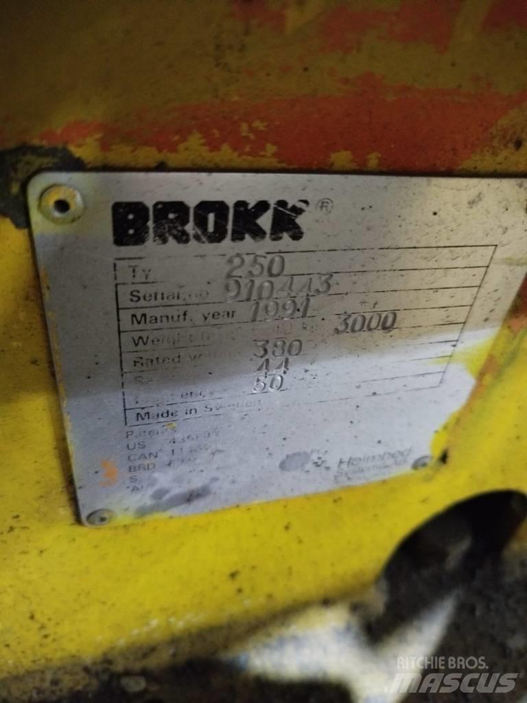 Brokk 250 Miniescavadeiras