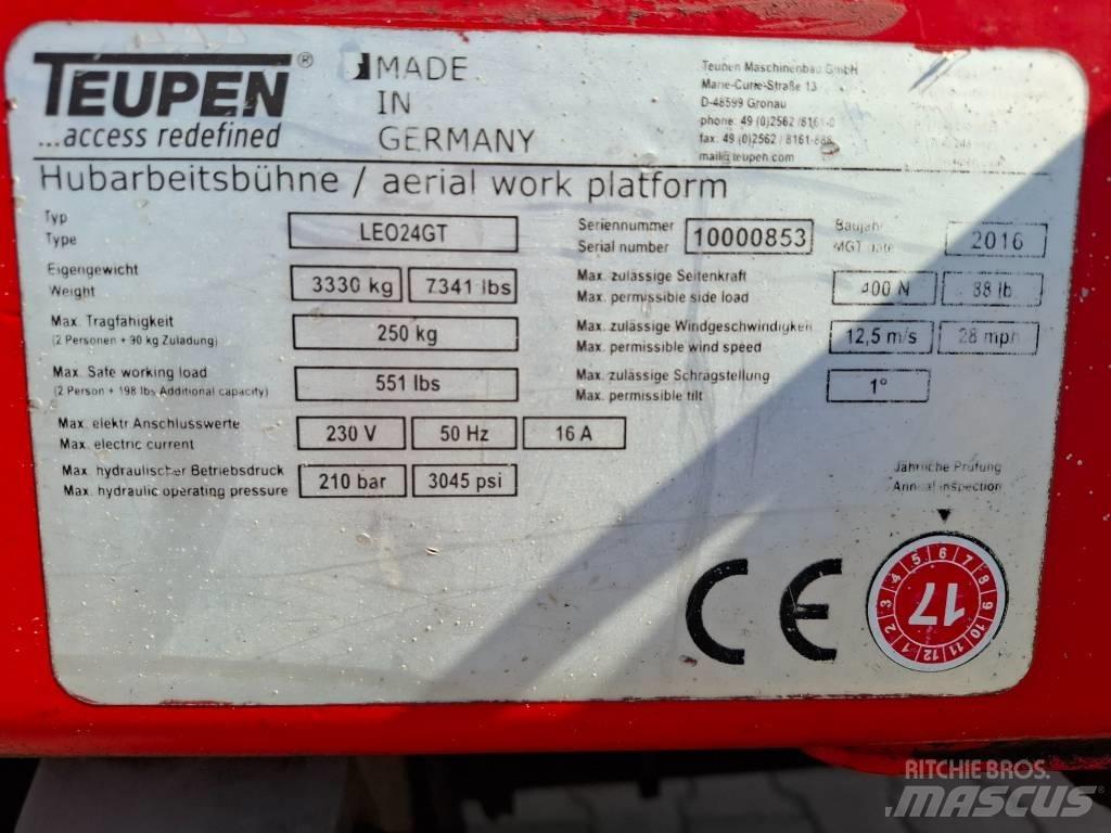 Teupen LEO24GT Elevadores braços articulados
