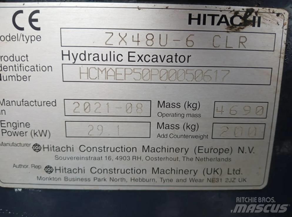 Hitachi ZX 48 U Miniescavadeiras