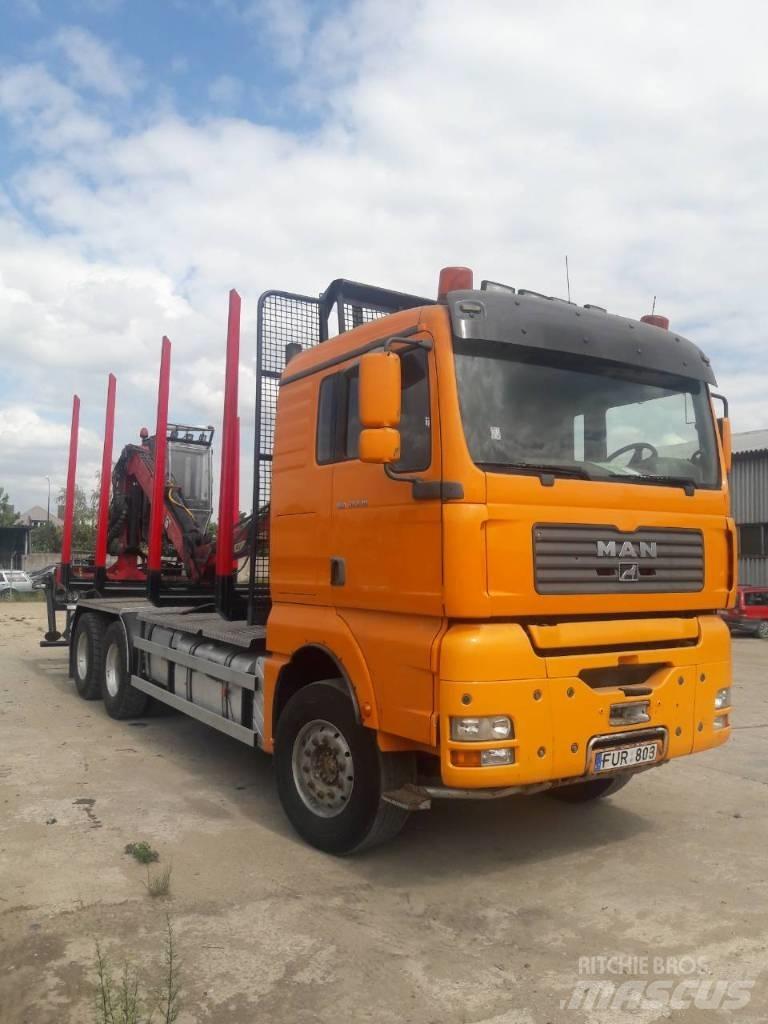 MAN TGA 33.530 Caminhões de transporte de troncos