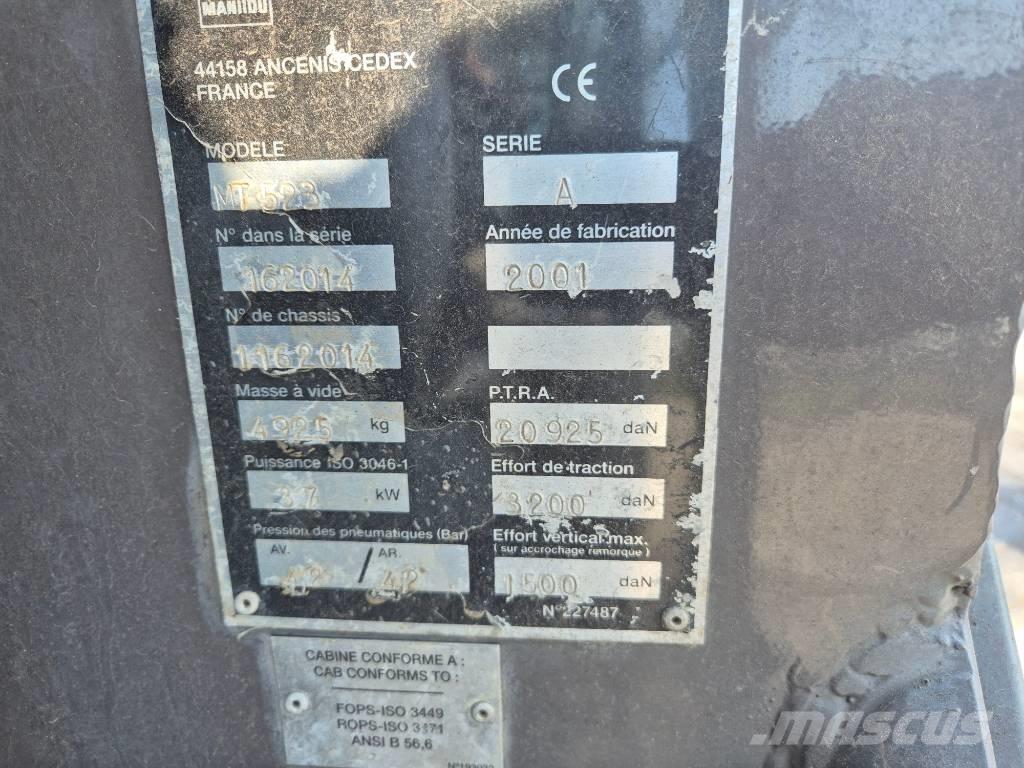 Manitou MT 523 Manipulador telescópico