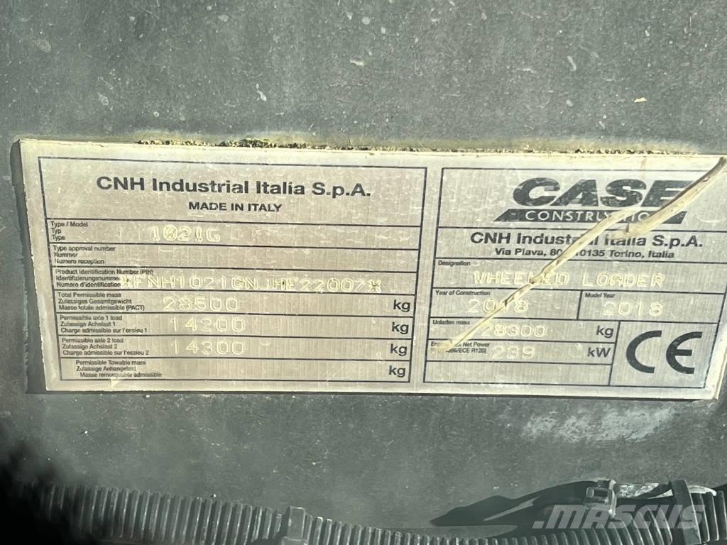 CASE 1021 G Carregadeiras de rodas