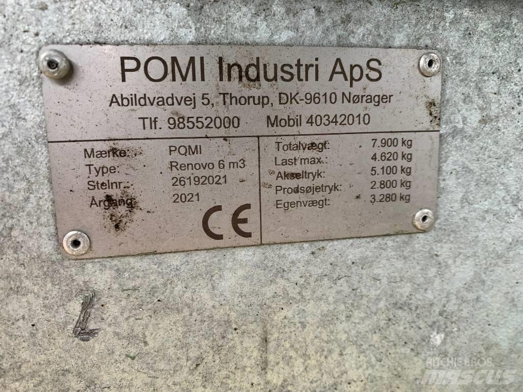 Pomi Renovo 6 m3 Compressores de lixo