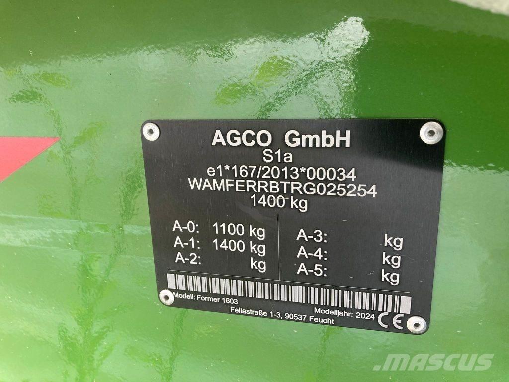 Fendt Former 1603 Ancinho virador
