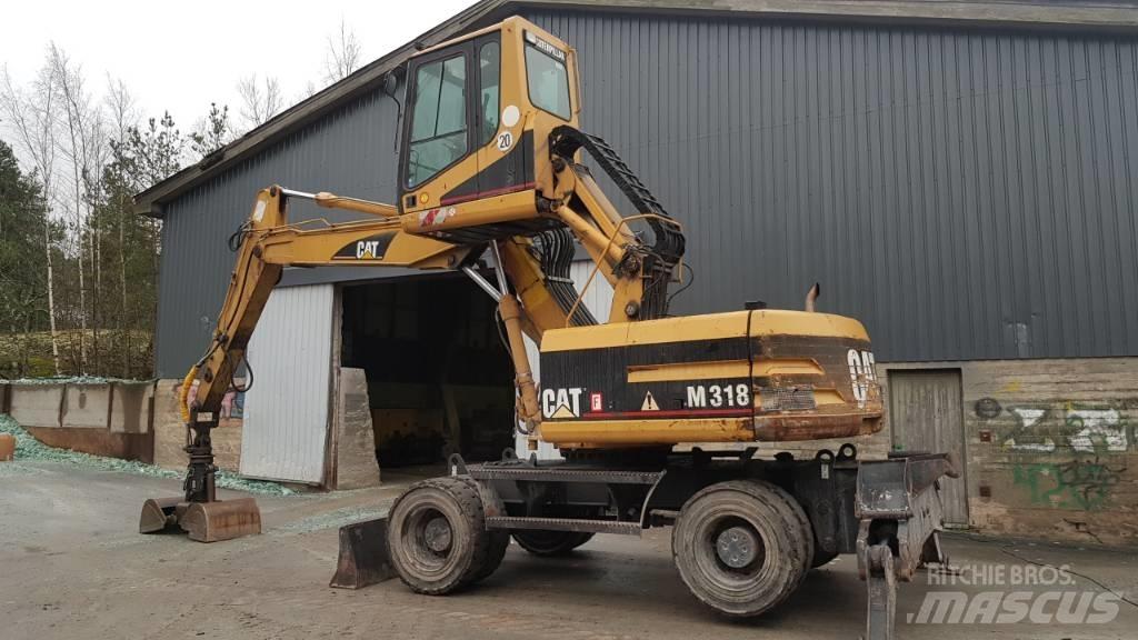 CAT M 318 Manipuladores de lixo / indústia