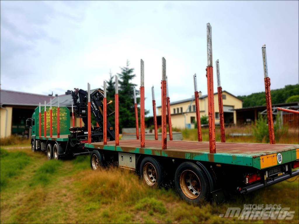 MAN TGA 33.430 Caminhões de transporte de troncos