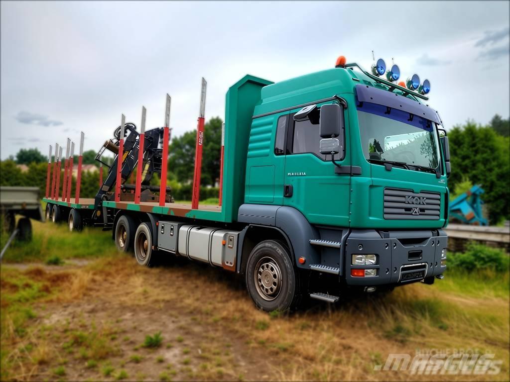 MAN TGA 33.430 Caminhões de transporte de troncos
