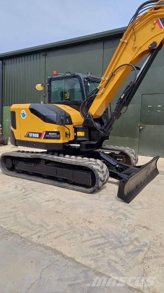 Sany SY 80 U Escavadoras Midi 7t - 12t