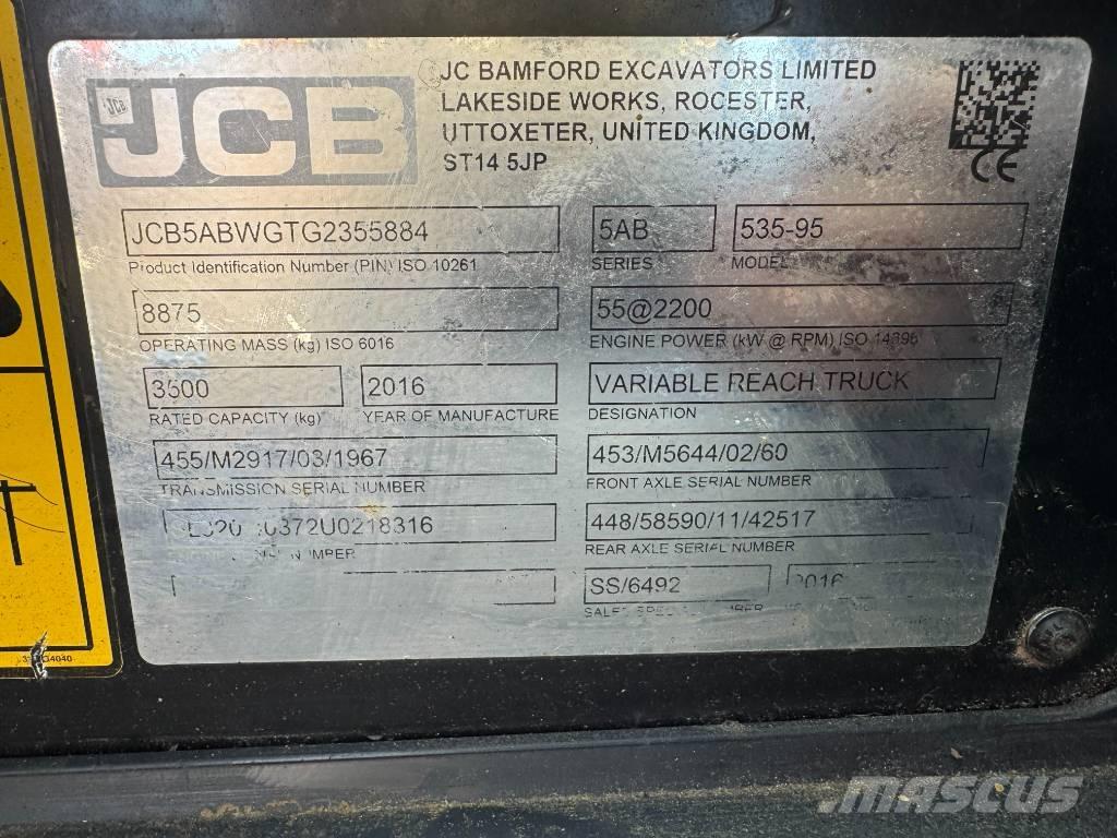 JCB 535-95 T4 Manipulador telescópico