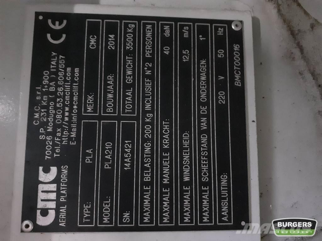 CMC PLA 210 Elevadores braços Telescópicos
