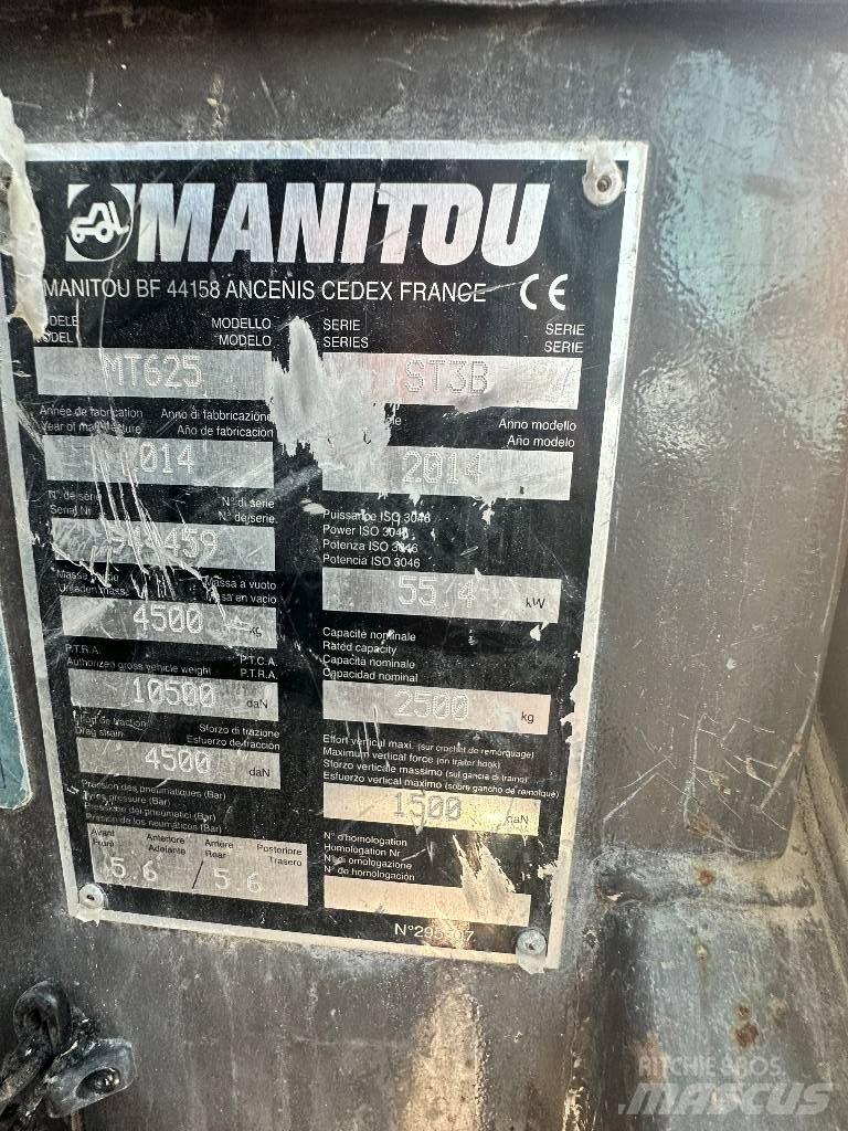 Manitou MT 625 Manipulador telescópico