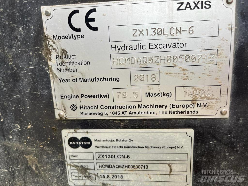 Hitachi ZX130LCN-6 Escavadeiras de esteiras