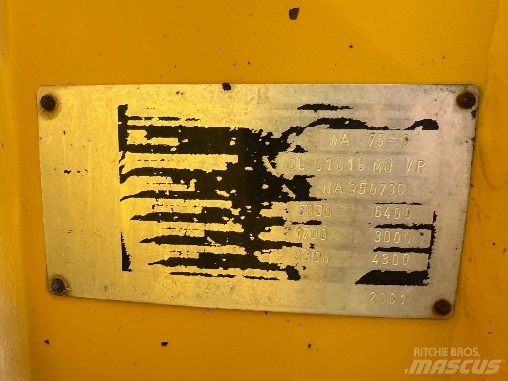 Komatsu WA 75 Carregadeiras de rodas