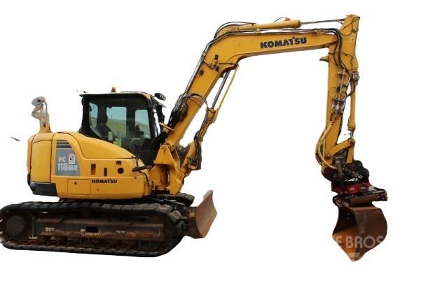 Komatsu PC 118 MR-8 Lanças e braços dippers