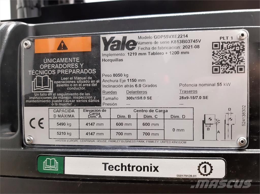 Yale GDP55VX Empilhadores Diesel