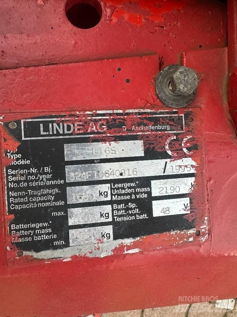 Linde E 16 S Empilhadores eléctricos