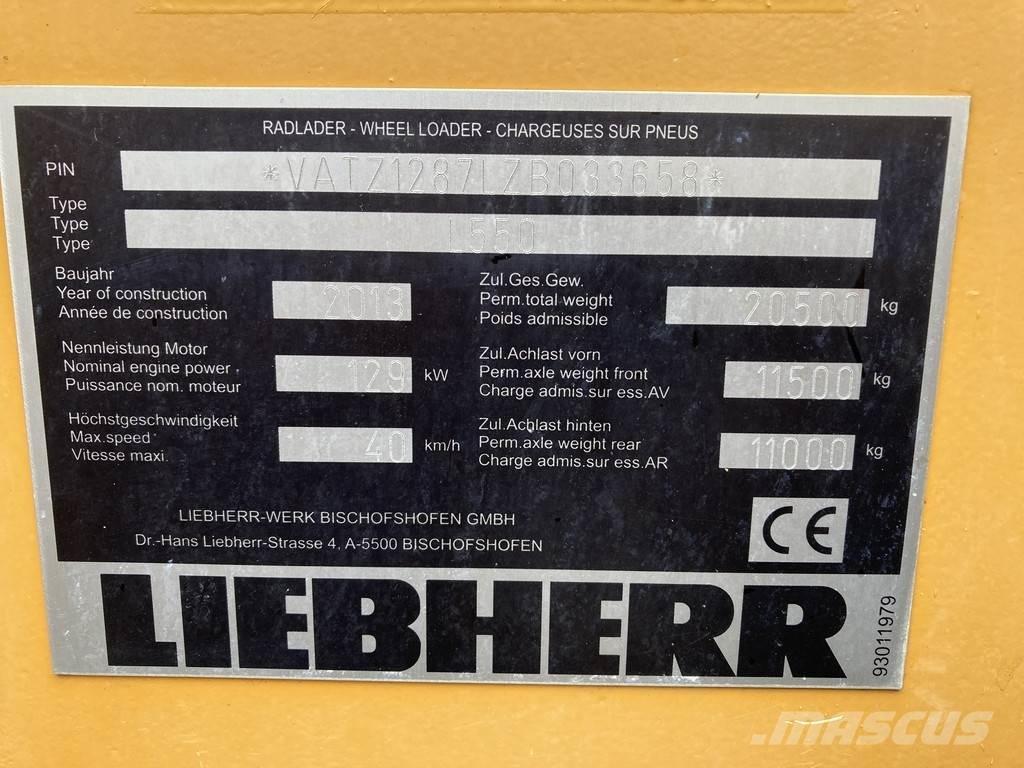 Liebherr L 550 Carregadeiras de rodas