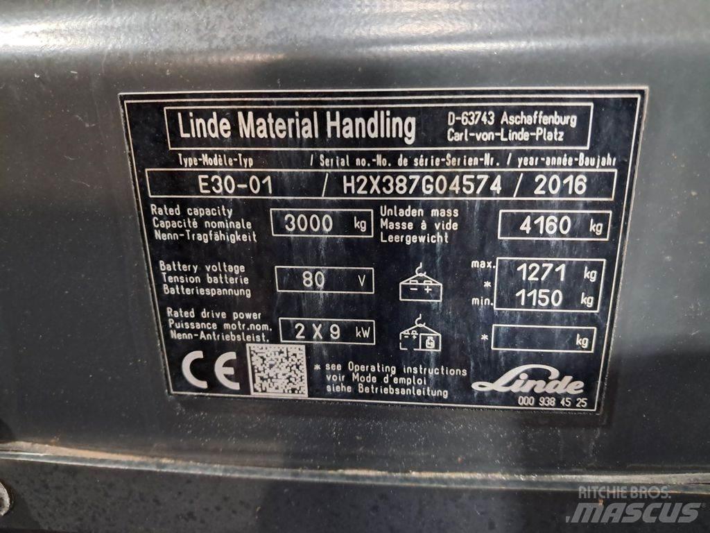 Linde E30-01 Empilhadores eléctricos