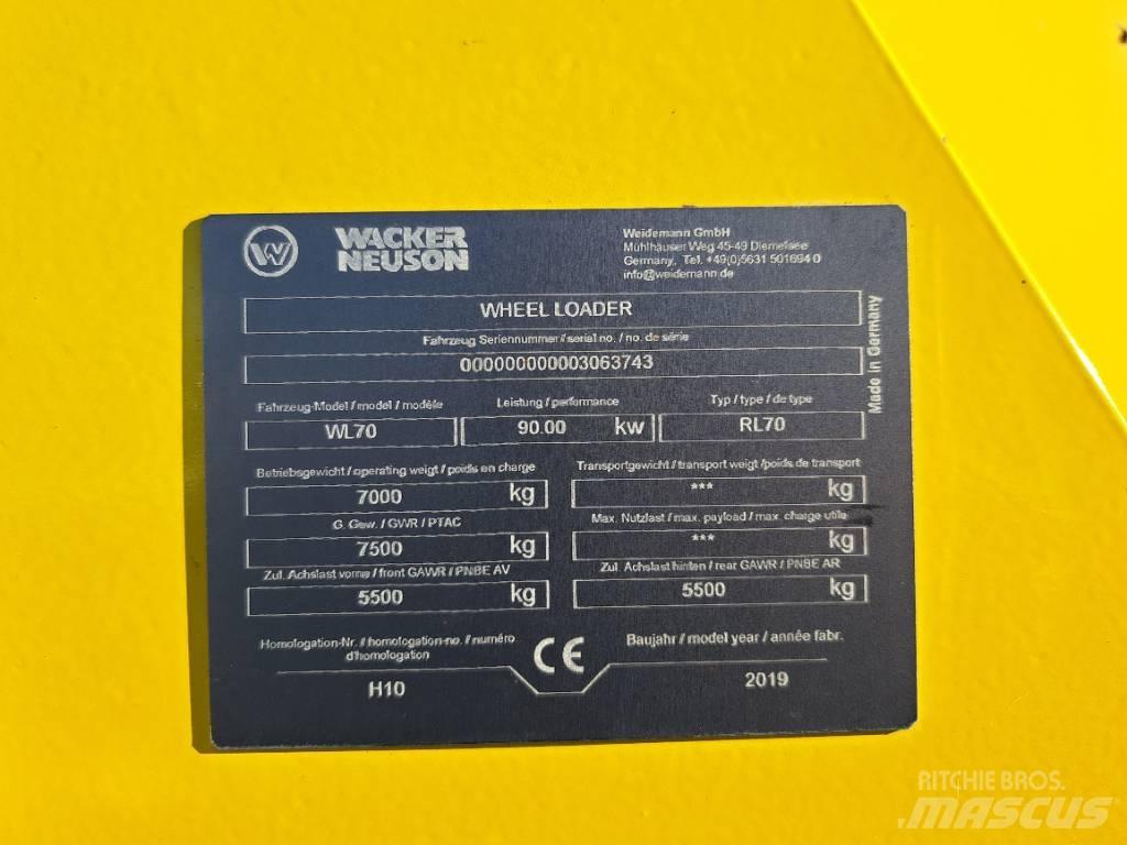Wacker Neuson WL70 Carregadeiras de rodas