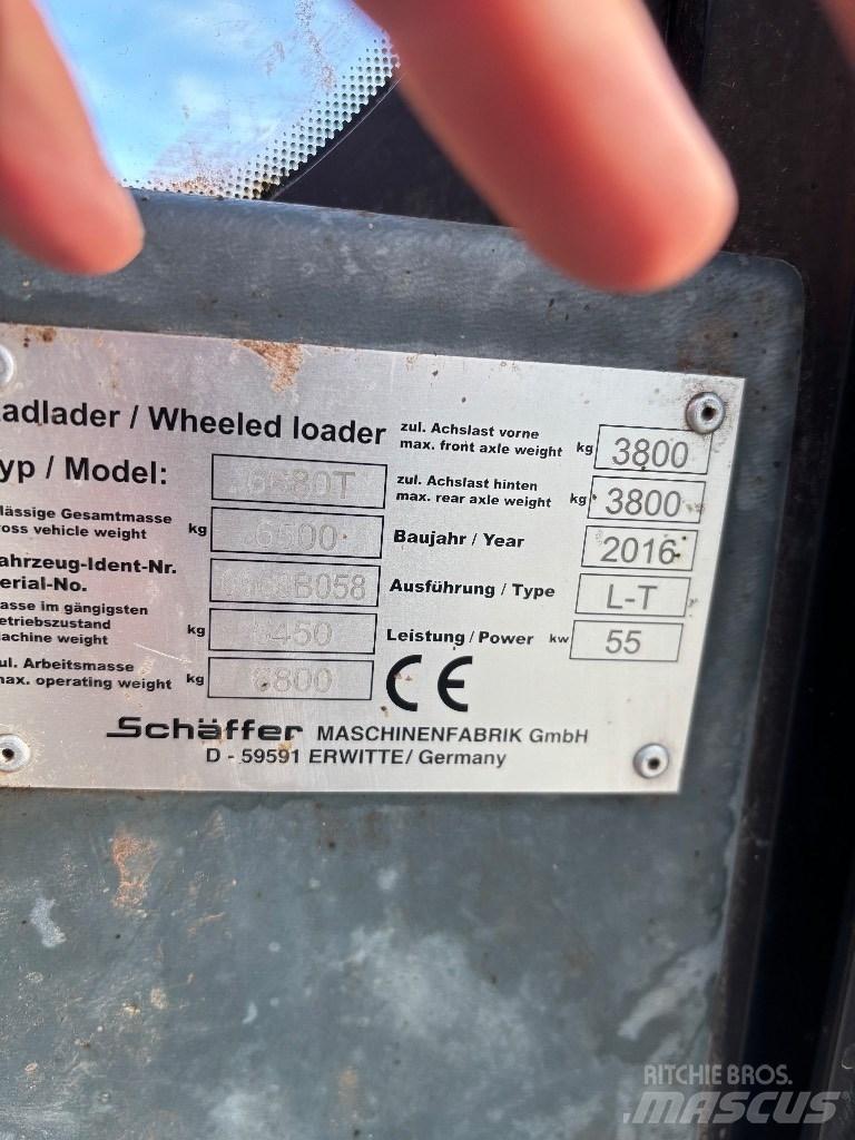 Schäffer 6680 T Carregadoras rodas telescópicas